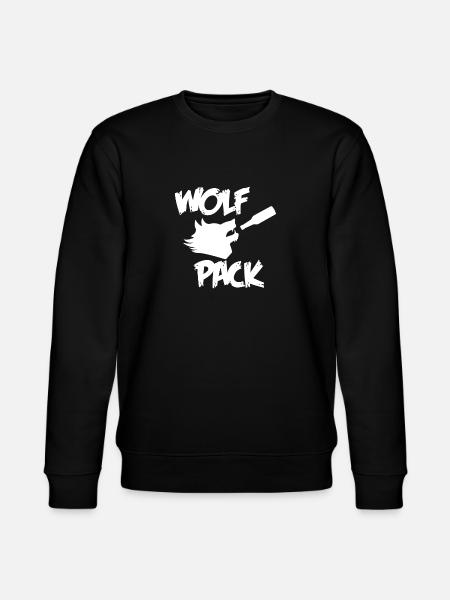 Wolfpack BACHELOR PARTY - Stanley/Stella CHANGER Unisex Organic Sweatshirt - black