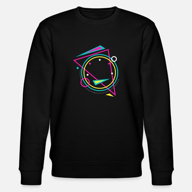 Geometrie - Stanley/Stella Unisex Bio-Sweatshirt CHANGER  - Schwarz