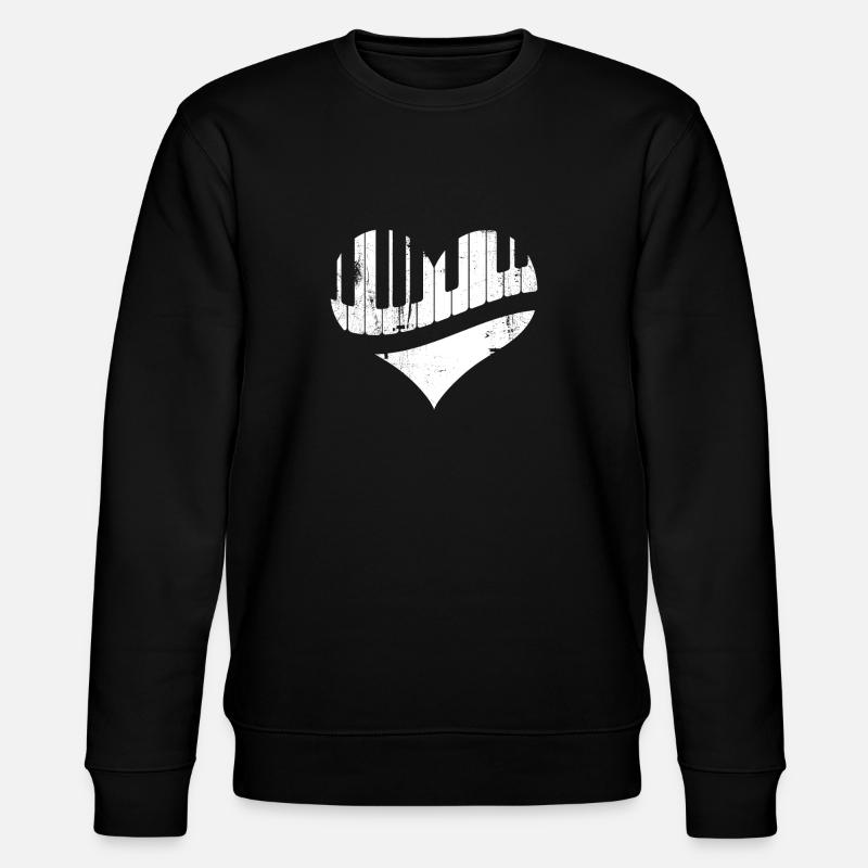 piano - Sweat bio CHANGER Stanley/Stella Unisexe - noir