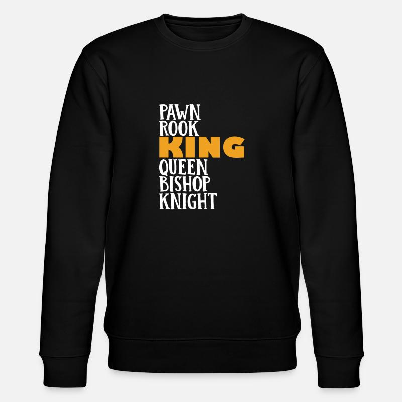 chess - Stanley/Stella CHANGER Unisex Organic Sweatshirt - black