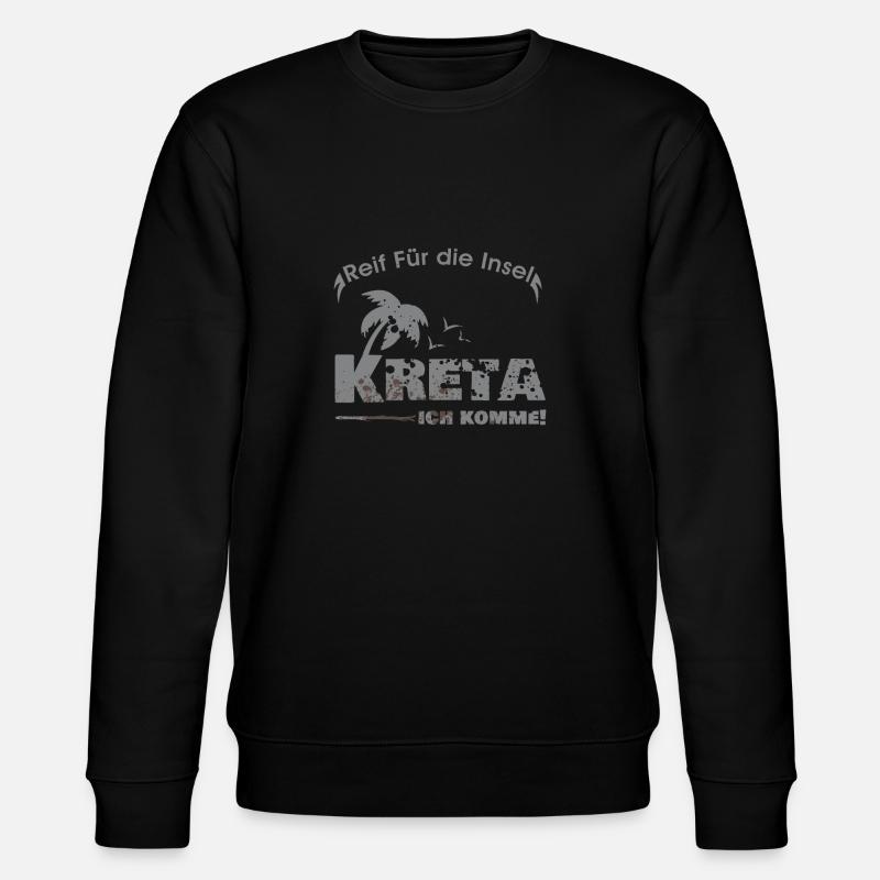 Crète de vacances en Grèce - Sweat bio CHANGER Stanley/Stella Unisexe - noir