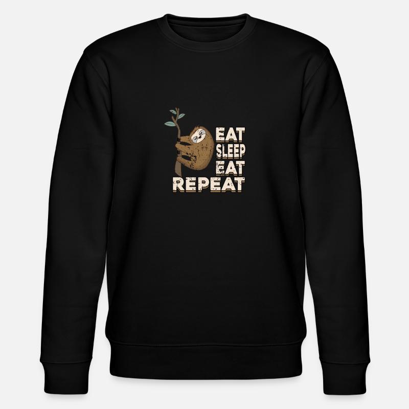 sloth - Stanley/Stella CHANGER Unisex Organic Sweatshirt - black