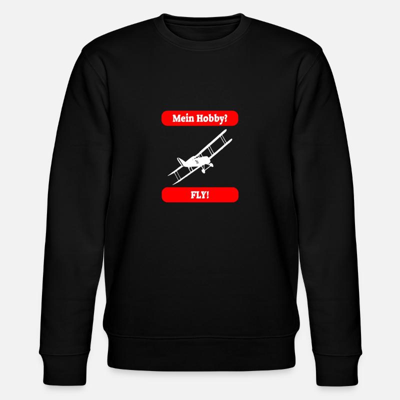FLY - Stanley/Stella CHANGER Unisex Organic Sweatshirt - black