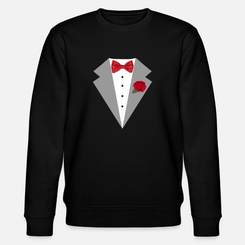 Hochzeit - Stanley/Stella Unisex Bio-Sweatshirt CHANGER  - Schwarz
