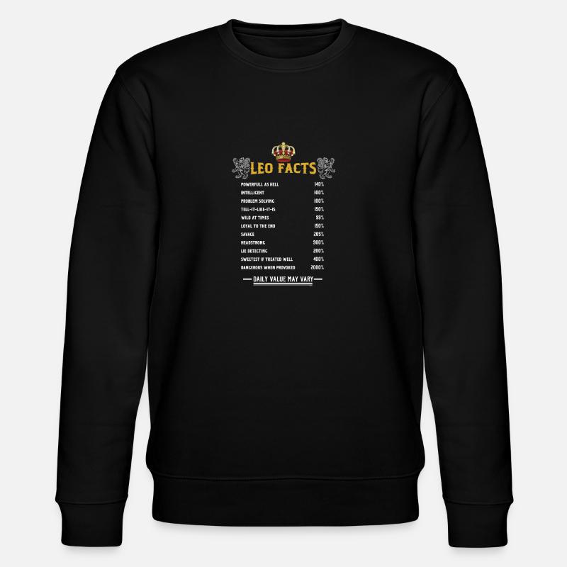 Faits de Leo - Sweat bio CHANGER Stanley/Stella Unisexe - noir