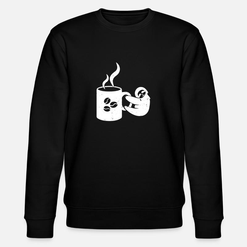 Café paresseux - Sweat bio CHANGER Stanley/Stella Unisexe - noir