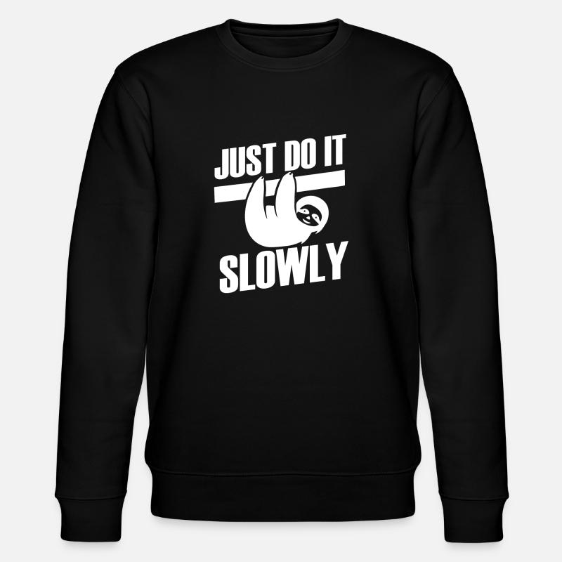 Faultier - Stanley/Stella Unisex Bio-Sweatshirt CHANGER  - Schwarz