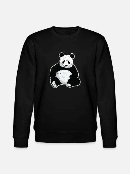 Great Panda Giant Panda - Stanley/Stella CHANGER Unisex Organic Sweatshirt - black