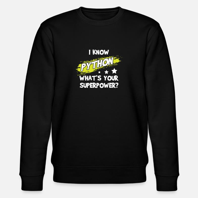 python - Stanley/Stella CHANGER Unisex Organic Sweatshirt - black