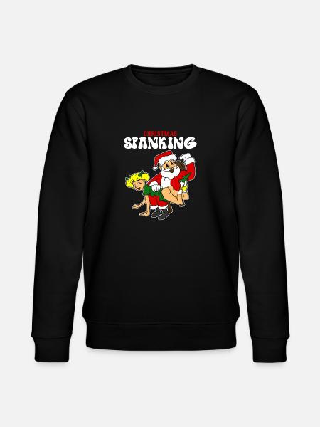 Christmas Spanking - Stanley/Stella CHANGER Unisex Organic Sweatshirt - black
