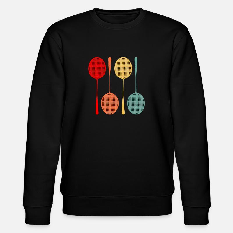 badminton - Sweat bio CHANGER Stanley/Stella Unisexe - noir