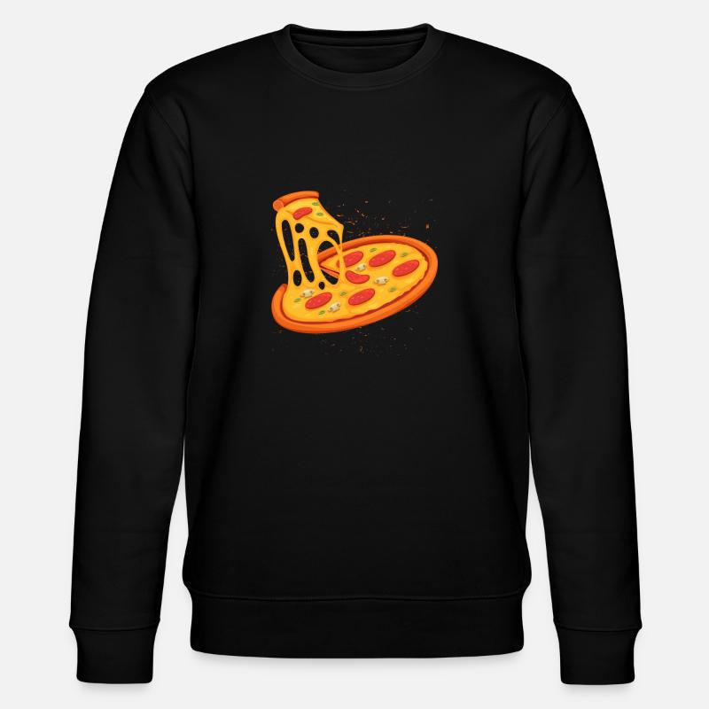 pizza - Sweat bio CHANGER Stanley/Stella Unisexe - noir