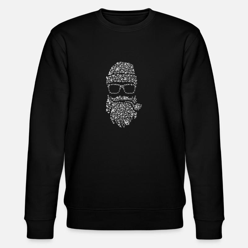 Birds Beard - Stanley/Stella CHANGER Unisex Organic Sweatshirt - black