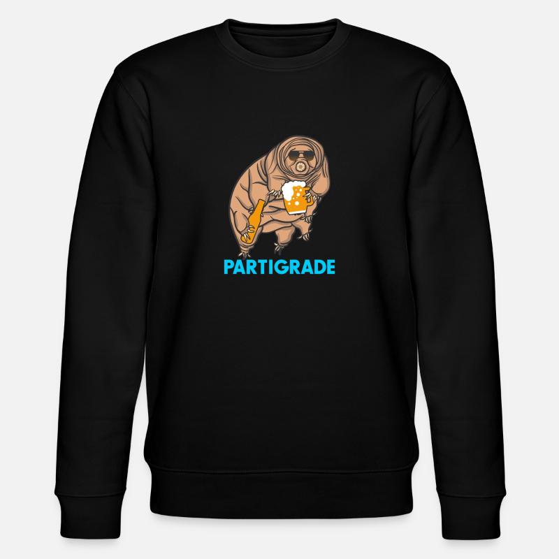 Partigrade - Funny Tardigrade - Stanley/Stella CHANGER Unisex Organic Sweatshirt - black