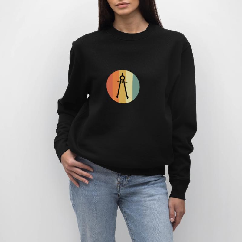 Architect Circle Mathematician Technical Gift Stanley/Stella CHANGER Unisex Organic Sweatshirt