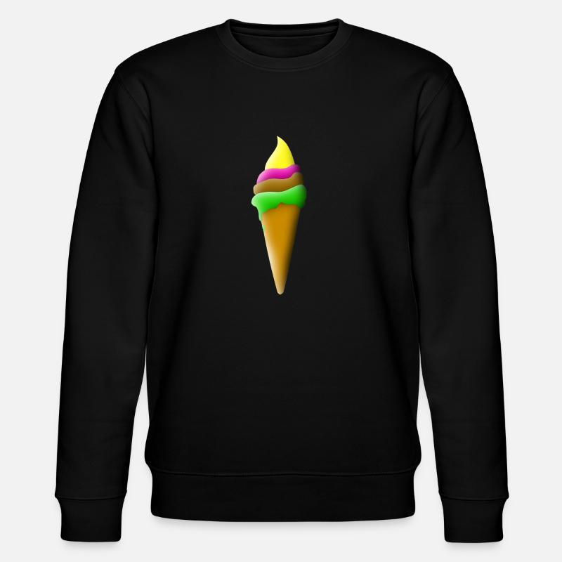 ice - Stanley/Stella CHANGER Unisex Organic Sweatshirt - black