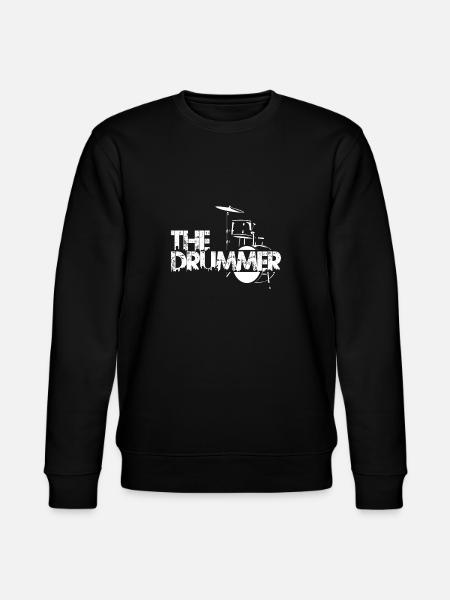Tromme Trommer Band Music Trommestikker Tromme - Stanley/Stella økologisk unisex-sweatshirt CHANGER  - sort