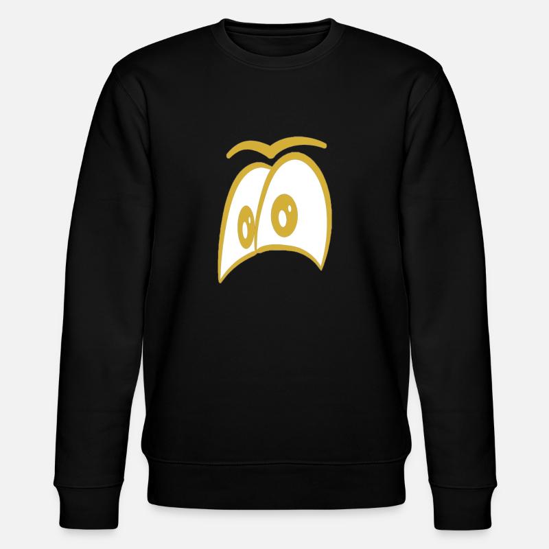 Gold Auge - Stanley/Stella Unisex Bio-Sweatshirt CHANGER  - Schwarz