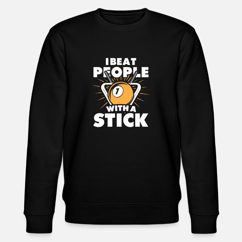 Billard - Stanley/Stella Unisex Bio-Sweatshirt CHANGER  - Schwarz
