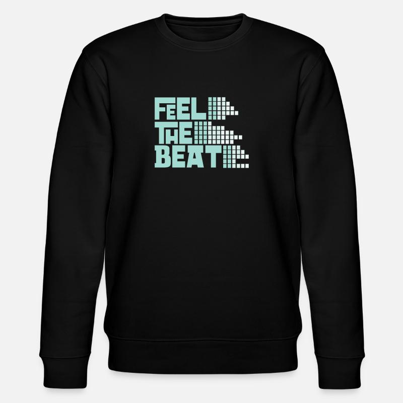 Feel The Beat - Stanley/Stella Unisex Bio-Sweatshirt CHANGER  - Schwarz