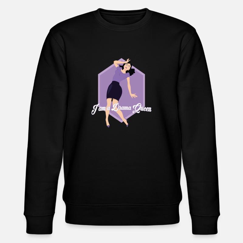 Drama Queen - Stanley/Stella Unisex Bio-Sweatshirt CHANGER - Schwarz