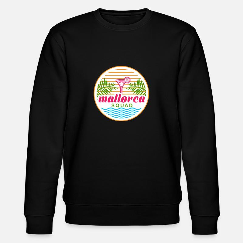 Mallorca Squad - Stanley/Stella Unisex Bio-Sweatshirt CHANGER  - Schwarz