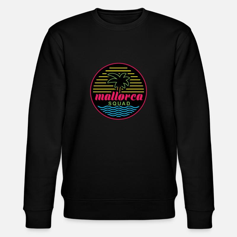 Mallorca Squad - Stanley/Stella Unisex Bio-Sweatshirt CHANGER  - Schwarz