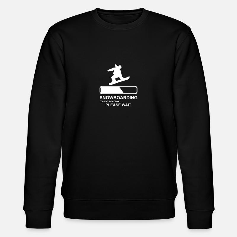 Snowboarder - Stanley/Stella Unisex Bio-Sweatshirt CHANGER  - Schwarz