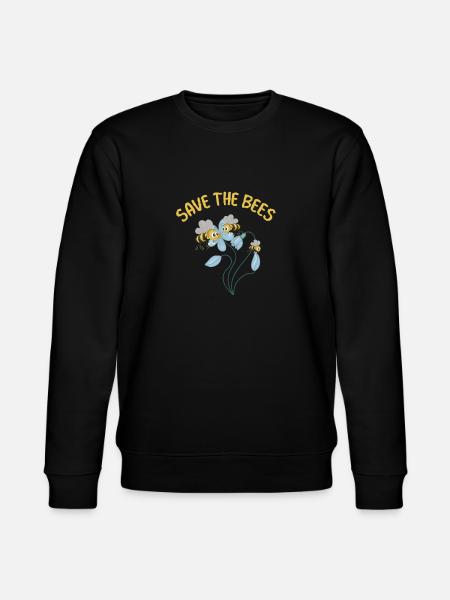 Save the Bees - Stanley/Stella CHANGER Unisex Organic Sweatshirt - black