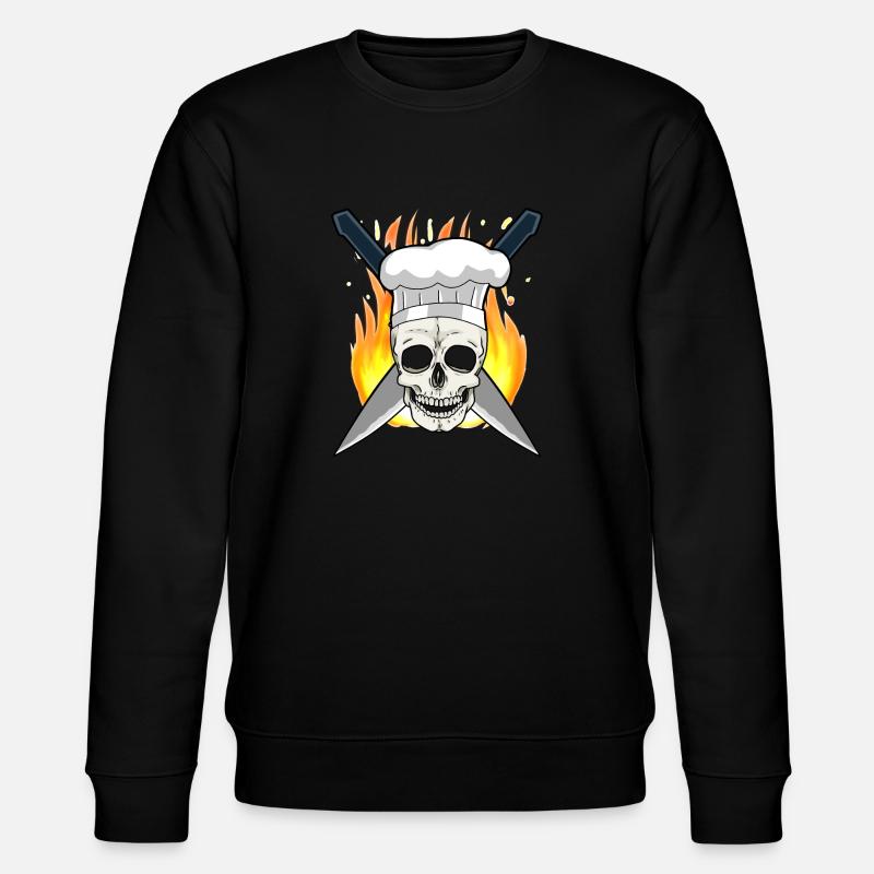 Chef Kitchen Chef Chef Professions - Stanley/Stella CHANGER Unisex Organic Sweatshirt - black