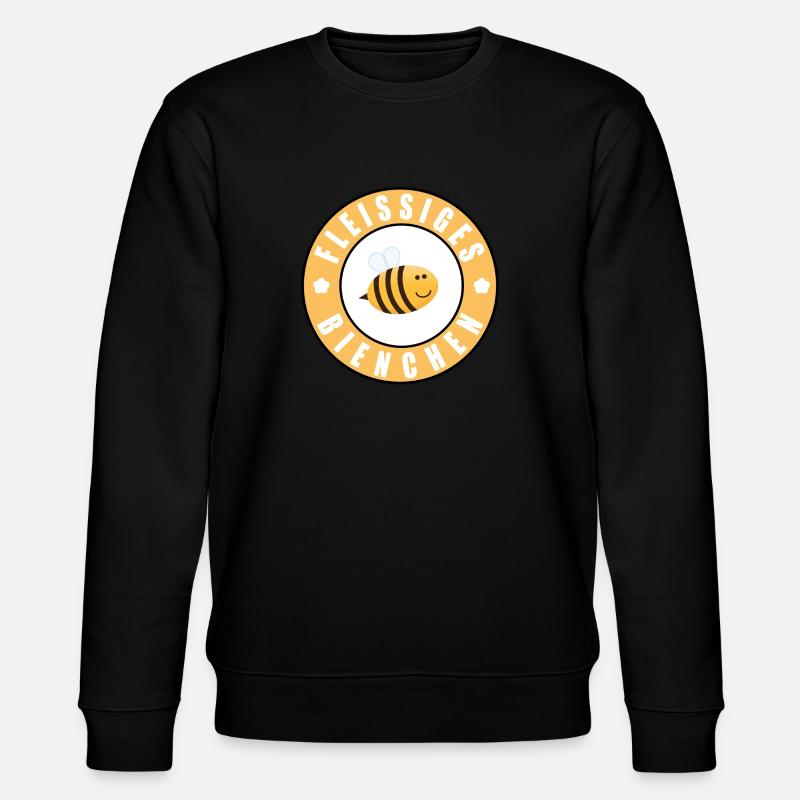 Fleissiges Bienchen - Stanley/Stella Unisex Bio-Sweatshirt CHANGER  - Schwarz