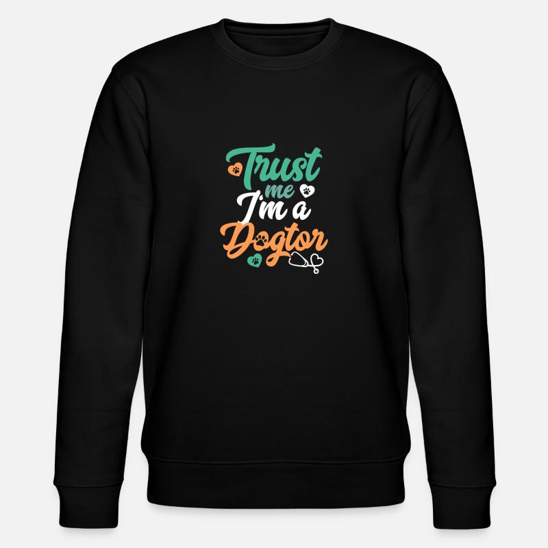 Tierarzt Geschenk | Tiermediziner - Stanley/Stella Unisex Bio-Sweatshirt CHANGER  - Schwarz