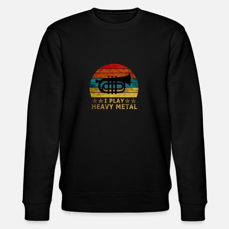 Heavy Metal Cornet | Instrument| Orchester| Band| - Stanley/Stella Unisex Bio-Sweatshirt CHANGER - Schwarz