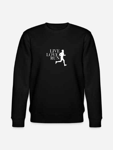 LIVE LOVE RUN runner running - Stanley/Stella CHANGER Unisex Organic Sweatshirt - black