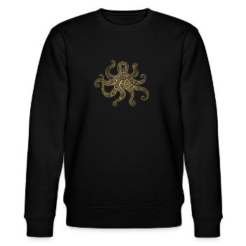 Pieuvre Steampunk Krake Kalmar Tentakel Cadeau - Sweat bio CHANGER Stanley/Stella Unisexe - noir - Devant - Nik (191cm) & Marisol (170cm)