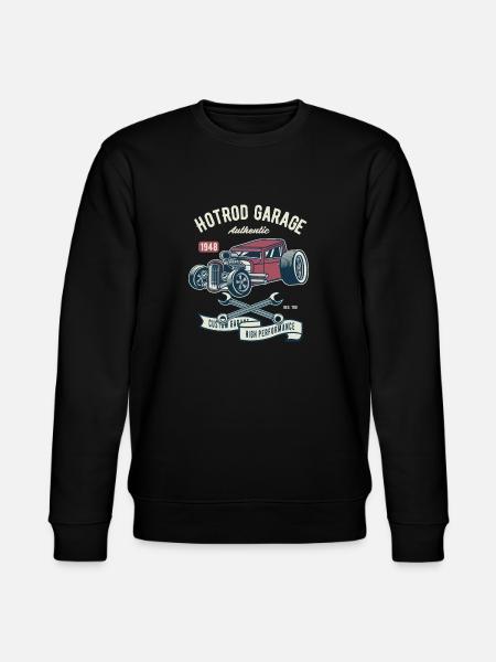 Hotrod Garage High Performance - Stanley/Stella CHANGER Unisex Organic Sweatshirt - black