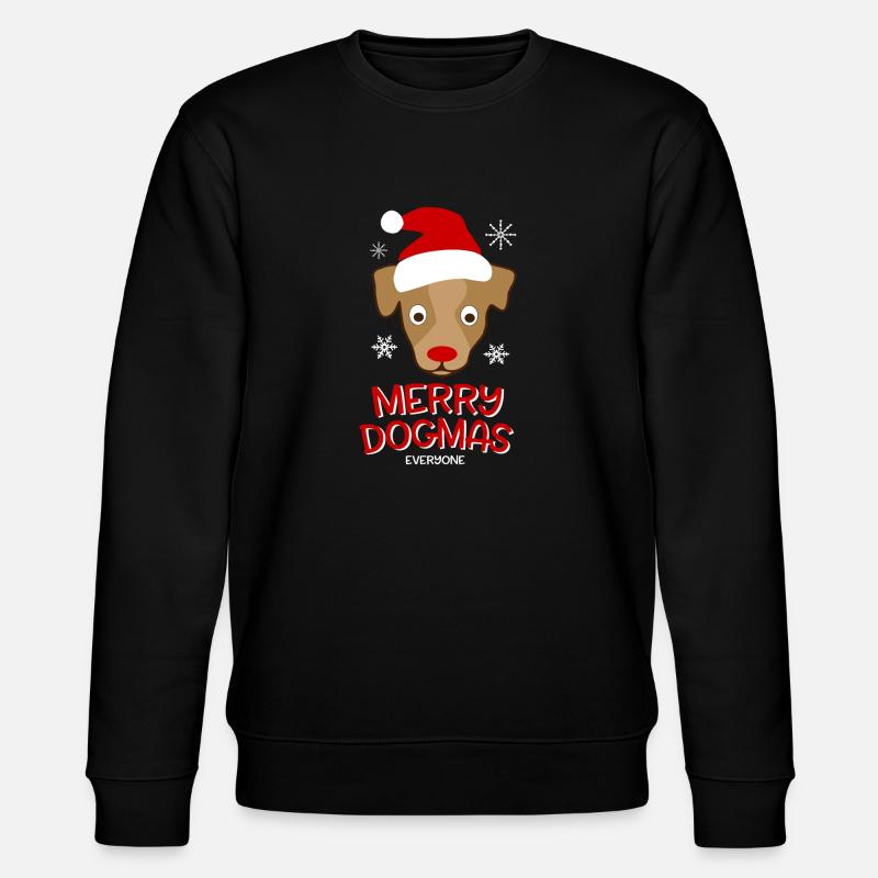 Chien de noel - Sweat bio CHANGER Stanley/Stella Unisexe - noir