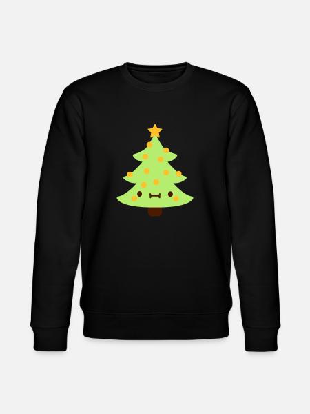 Arbre de Noël avec visage - Sweat bio CHANGER Stanley/Stella Unisexe - noir