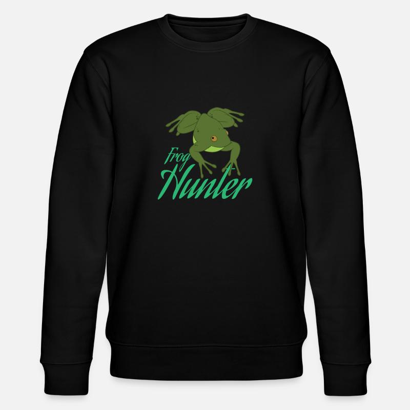 Frog Hunter - Stanley/Stella CHANGER Unisex Organic Sweatshirt - black