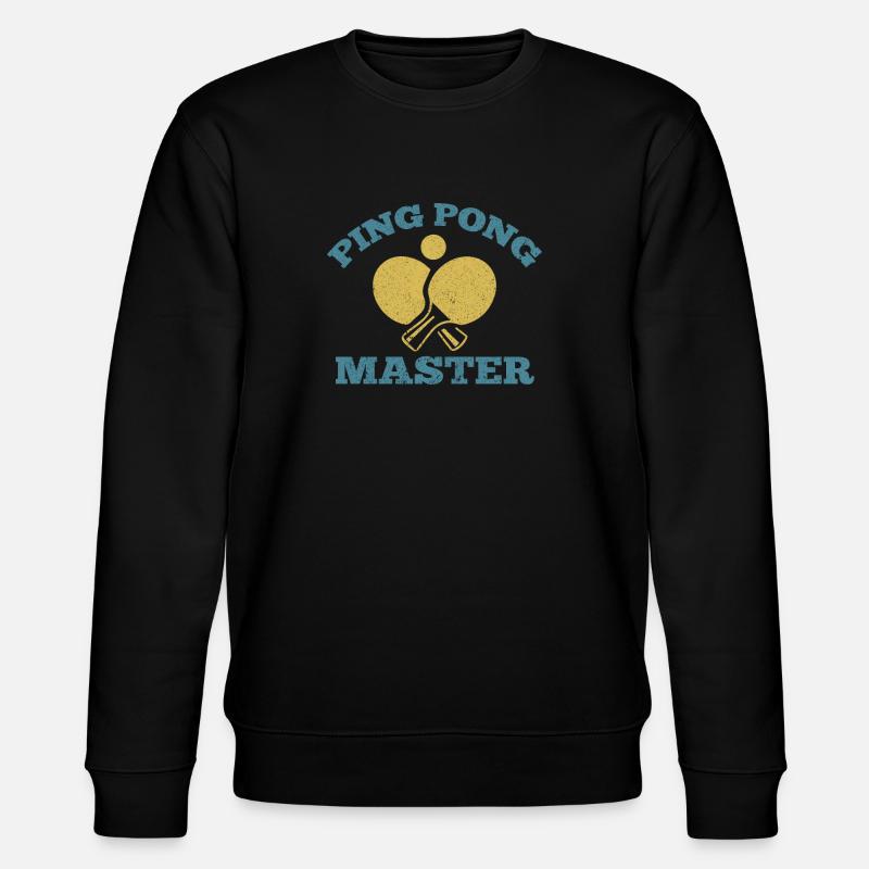 Maître Ping Pong - Sweat bio CHANGER Stanley/Stella Unisexe - noir