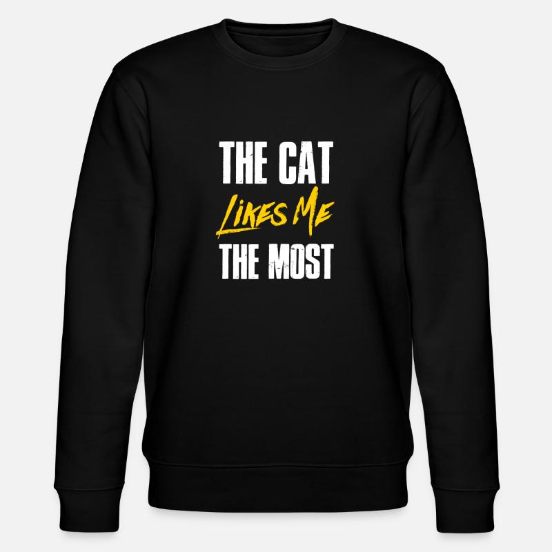 Le chat comme moi - Sweat bio CHANGER Stanley/Stella Unisexe - noir