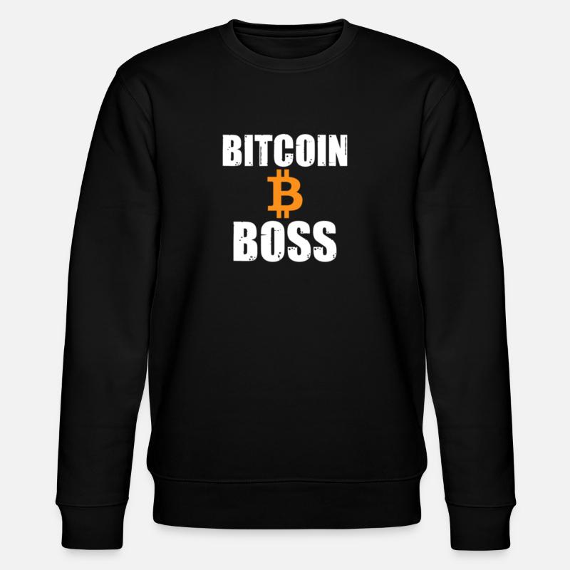 Bitcoin Boss - Sweat bio CHANGER Stanley/Stella Unisexe - noir