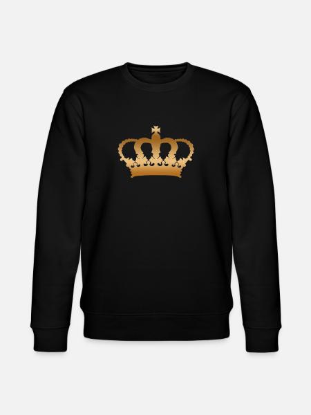 Royal king crown class - Stanley/Stella CHANGER Unisex Organic Sweatshirt - black