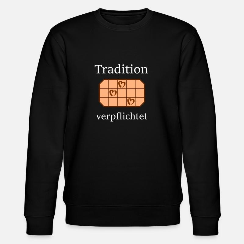Fliesentisch Tradition - Stanley/Stella Unisex Bio-Sweatshirt CHANGER  - Schwarz