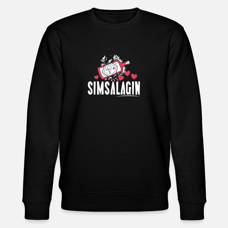 Gin - Stanley/Stella Unisex Bio-Sweatshirt CHANGER  - Schwarz