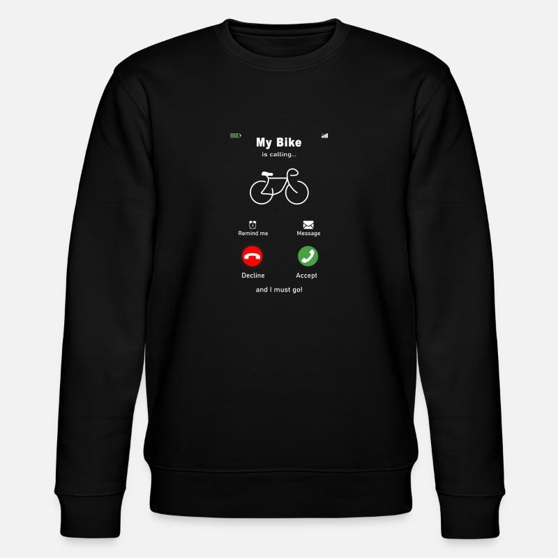 Mon vélo m'appelle - Sweat bio CHANGER Stanley/Stella Unisexe - noir