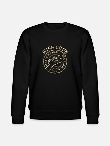 Wing Chun saying funny - Stanley/Stella CHANGER Unisex Organic Sweatshirt - black