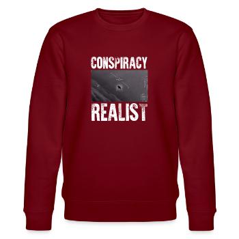 Conspiracy Realist Spaceship UFO Alien Theories Fu - Sweat bio CHANGER Stanley/Stella Unisexe - bordeaux - Devant - Nik (191cm) & Marisol (170cm)