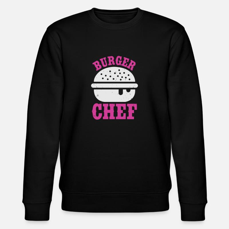 Burger Chef - Stanley/Stella Unisex Bio-Sweatshirt CHANGER  - Schwarz