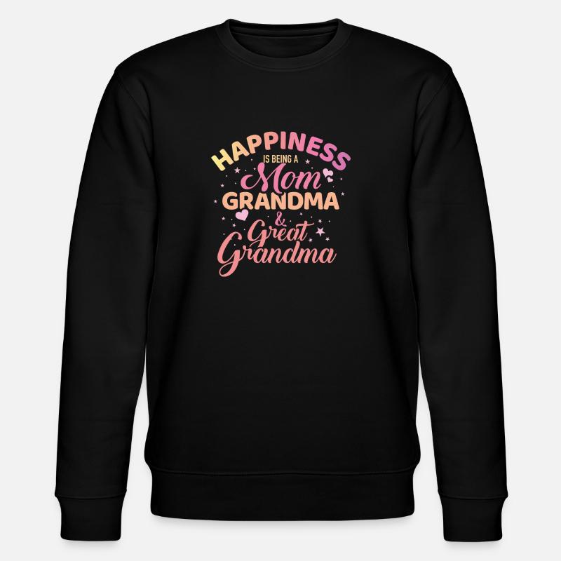 Arrière grand-mère - Sweat bio CHANGER Stanley/Stella Unisexe - noir
